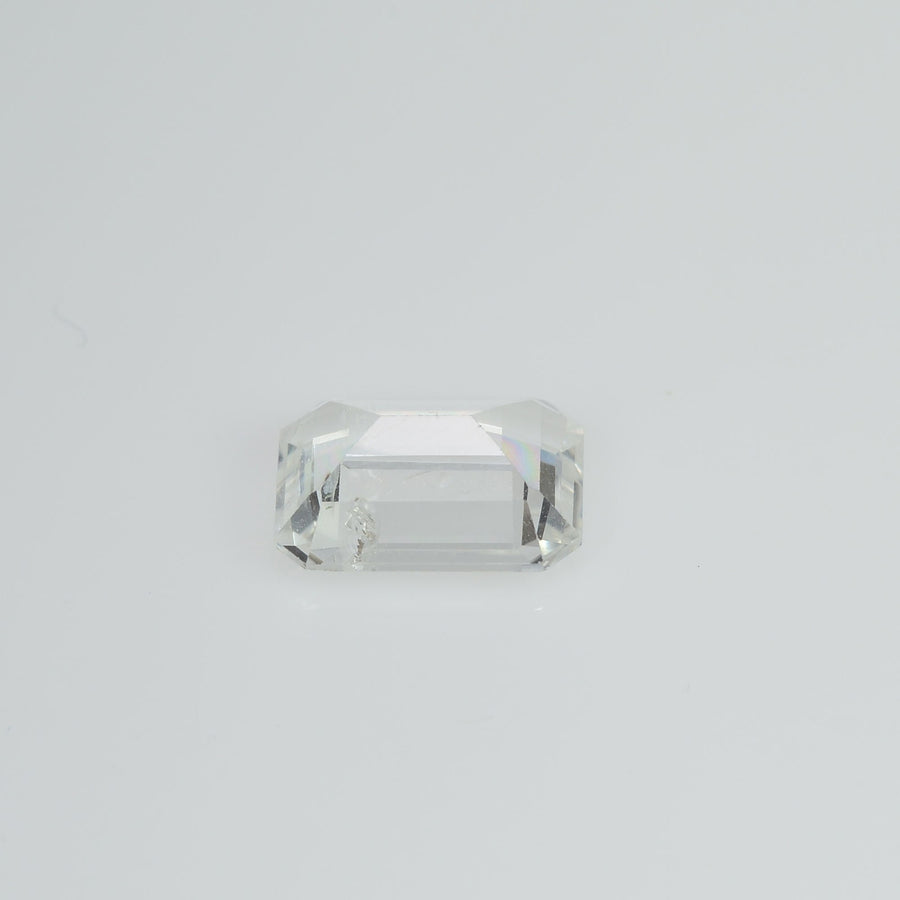 2.16 cts Natural White Sapphire Loose Gemstone Emerald Cut