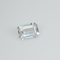 2.16 cts Natural White Sapphire Loose Gemstone Emerald Cut
