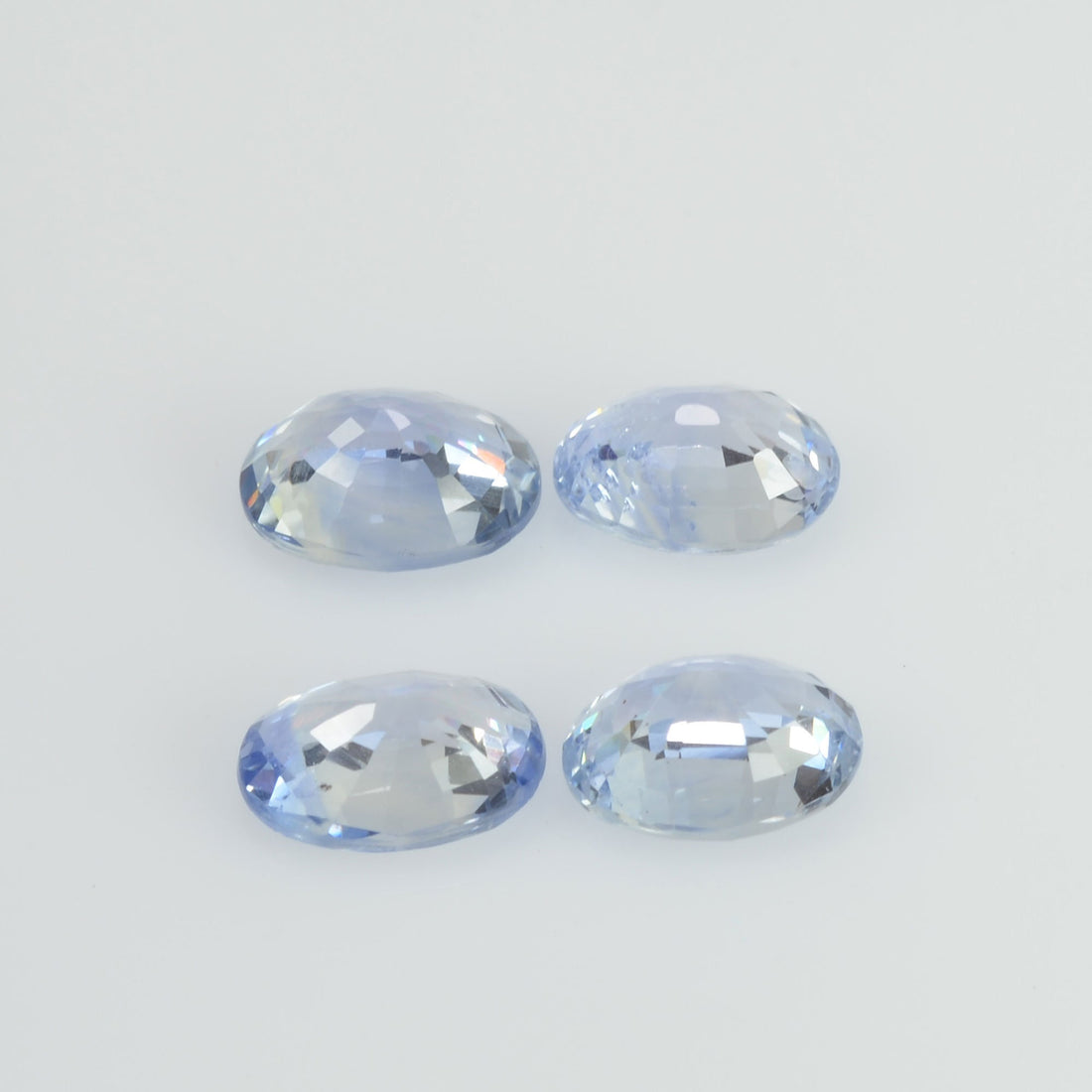 4.03 cts Natural Blue Sapphire Loose Gemstone Oval Cut Lot