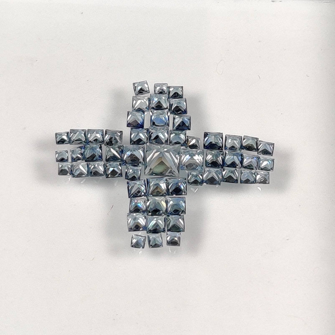 1.2 - 3.3 MM Natural Blue Sapphire Loose Gemstone  Princess Cut