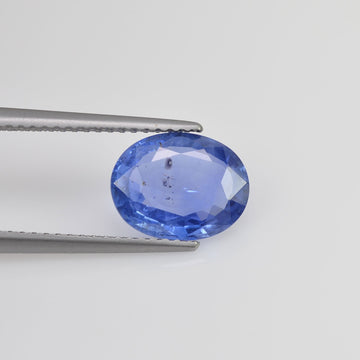 2.54 cts Unheated Natural Blue Sapphire Loose Gemstone Oval Cut Certified