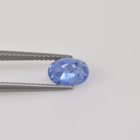 1.80 cts Unheated Natural Blue Sapphire Loose Gemstone Oval Cut Certified