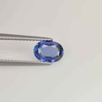 1.29 cts Unheated Natural Blue Sapphire Loose Gemstone Oval Cut Certified
