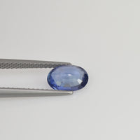 1.29 cts Unheated Natural Blue Sapphire Loose Gemstone Oval Cut Certified