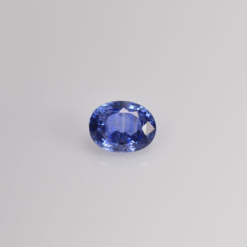 1.25 cts Unheated Natural Blue Sapphire Loose Gemstone Oval Cut Certified