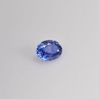 1.25 cts Unheated Natural Blue Sapphire Loose Gemstone Oval Cut Certified