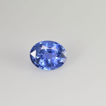 2.40 cts Unheated Natural Blue Sapphire Loose Gemstone Oval Cut Certified