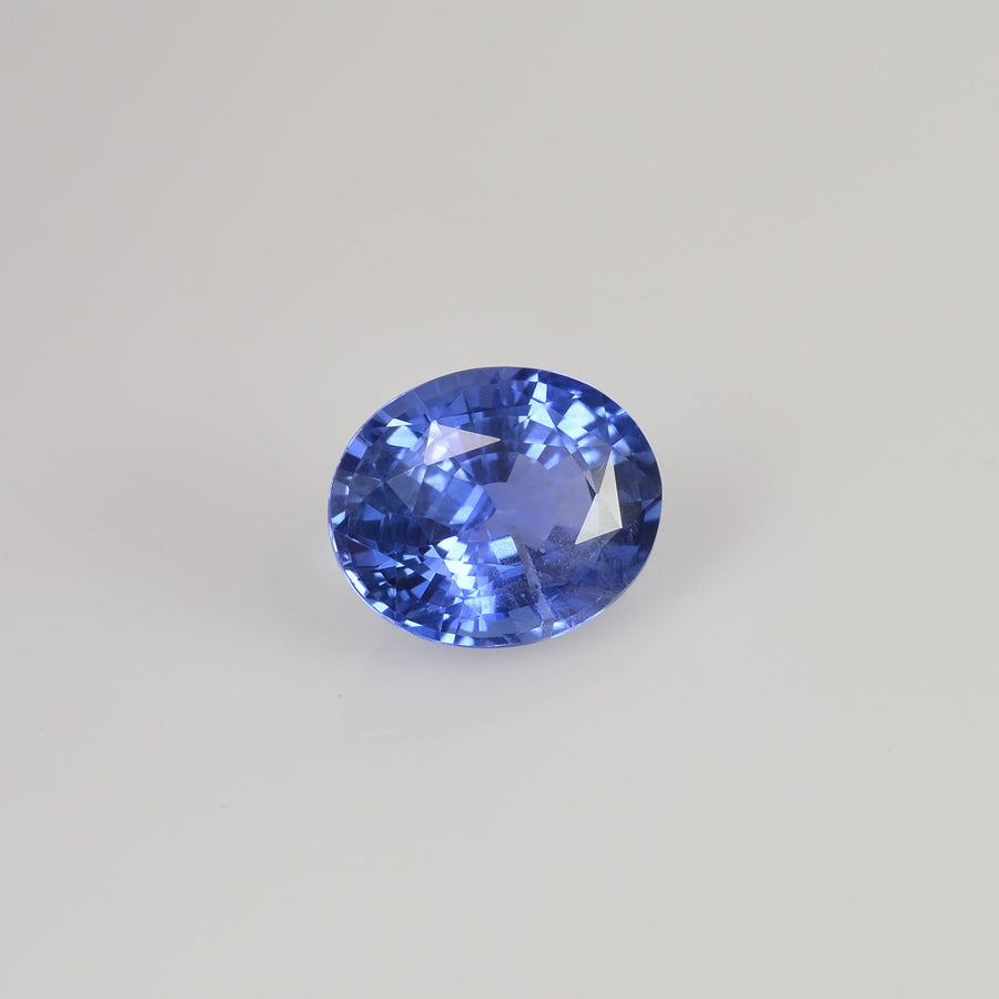 2.40 cts Unheated Natural Blue Sapphire Loose Gemstone Oval Cut Certified