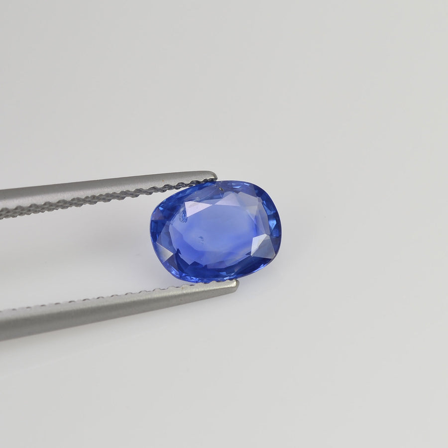 1.45 cts Unheated Natural  Blue Sapphire Loose Gemstone Cushion Cut - Thai Gems Export Ltd.