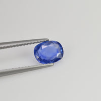 1.45 cts Unheated Natural Blue Sapphire Loose Gemstone Cushion Cut Certified