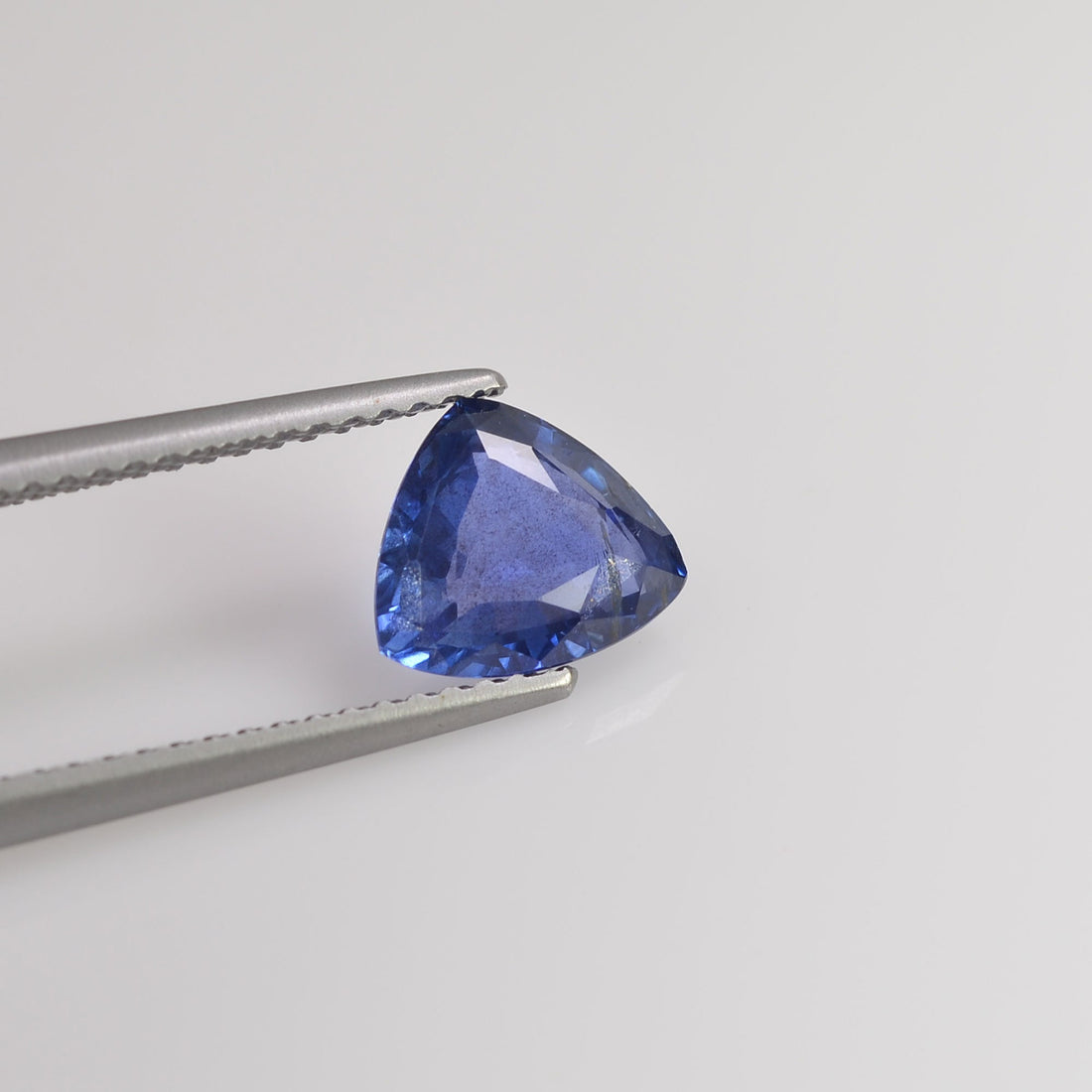 1.58 cts Unheated Natural Blue Sapphire Loose Gemstone Trillion Cut Certified