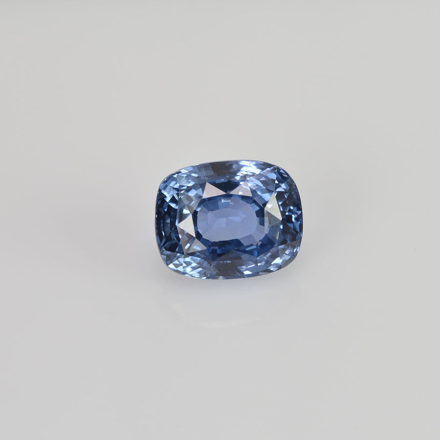 3.71 cts Unheated Natural  Blue Sapphire Loose Gemstone Cushion Cut
