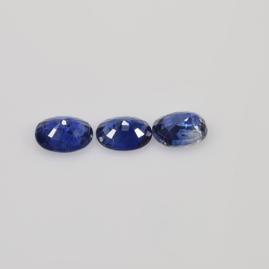 6x5 Natural Calibrated Sri Lanka Blue Sapphire Loose Gemstone Oval Cut