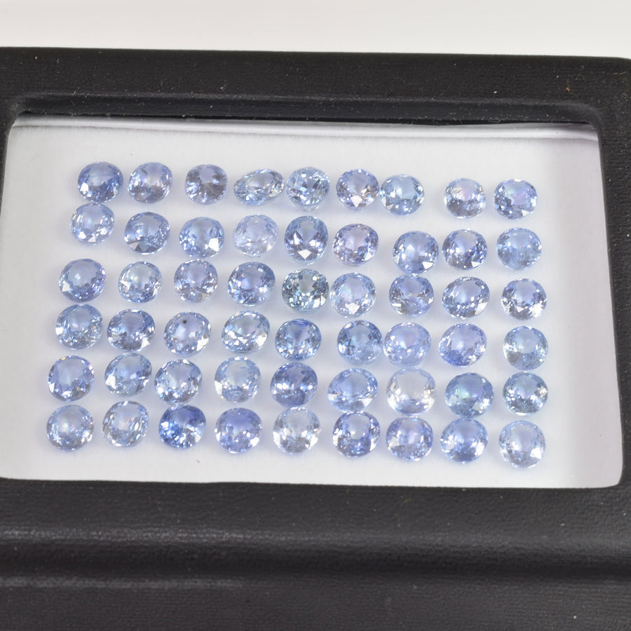 6x5 Natural Calibrated Sri Lanka Blue Sapphire Loose Gemstone Oval Cut