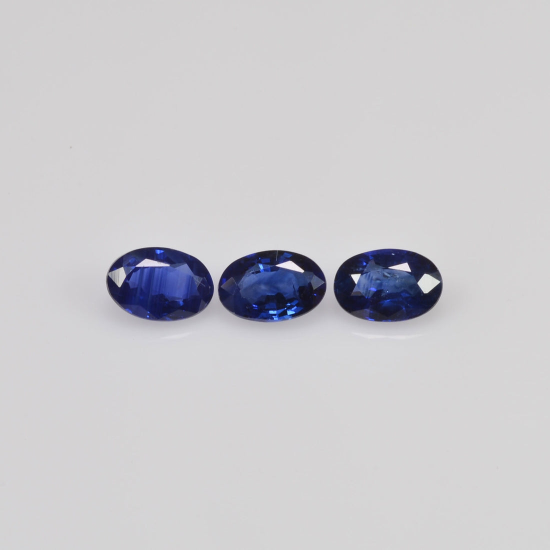 6x4 Natural Calibrated Sri Lanka Blue Sapphire Loose Gemstone Oval Cut