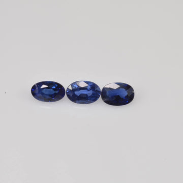 5x3 Natural Calibrated Sri Lanka Blue Sapphire Loose Gemstone Oval Cut