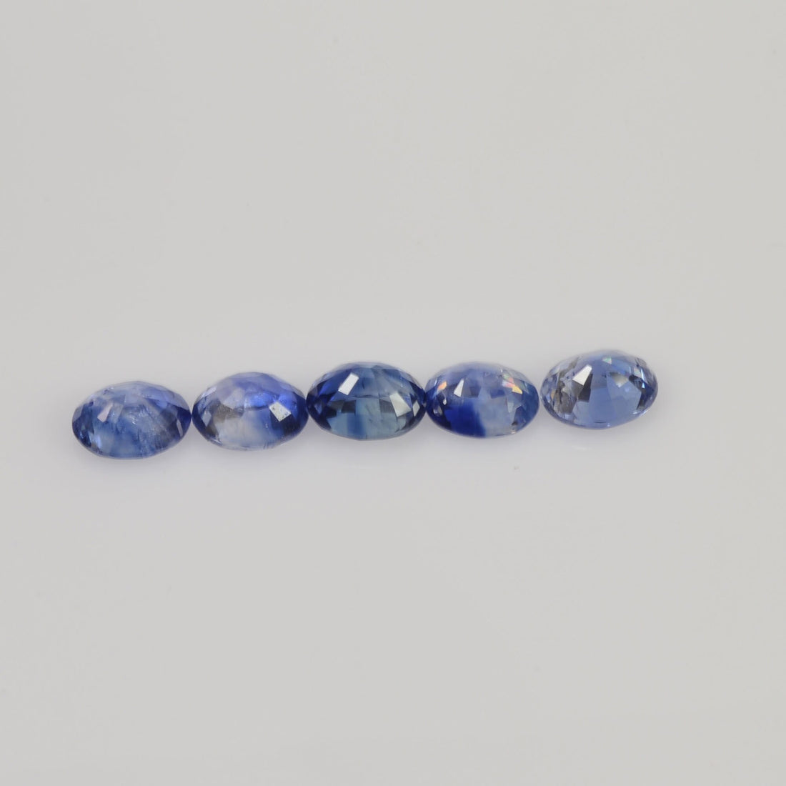 5x4 Natural Calibrated Sri Lanka Blue Sapphire Loose Gemstone Oval Cut