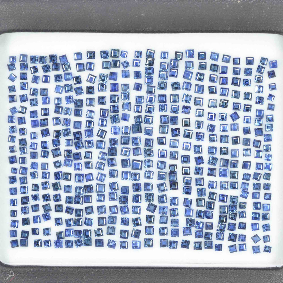 1.4-2.4 MM Natural Calibrated Blue Sapphire Loose Gemstone Square Cut - Thai Gems Export Ltd.