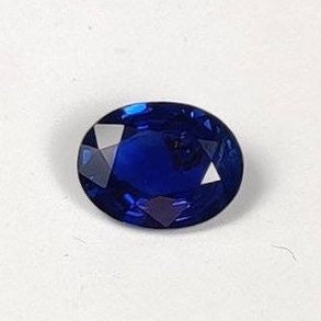1.19 cts Unheated Natural Blue Sapphire Loose Gemstone Oval Cut Certified