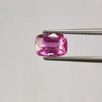 3.04 cts Natural Pink Sapphire Loose Gemstone Cushion Cut