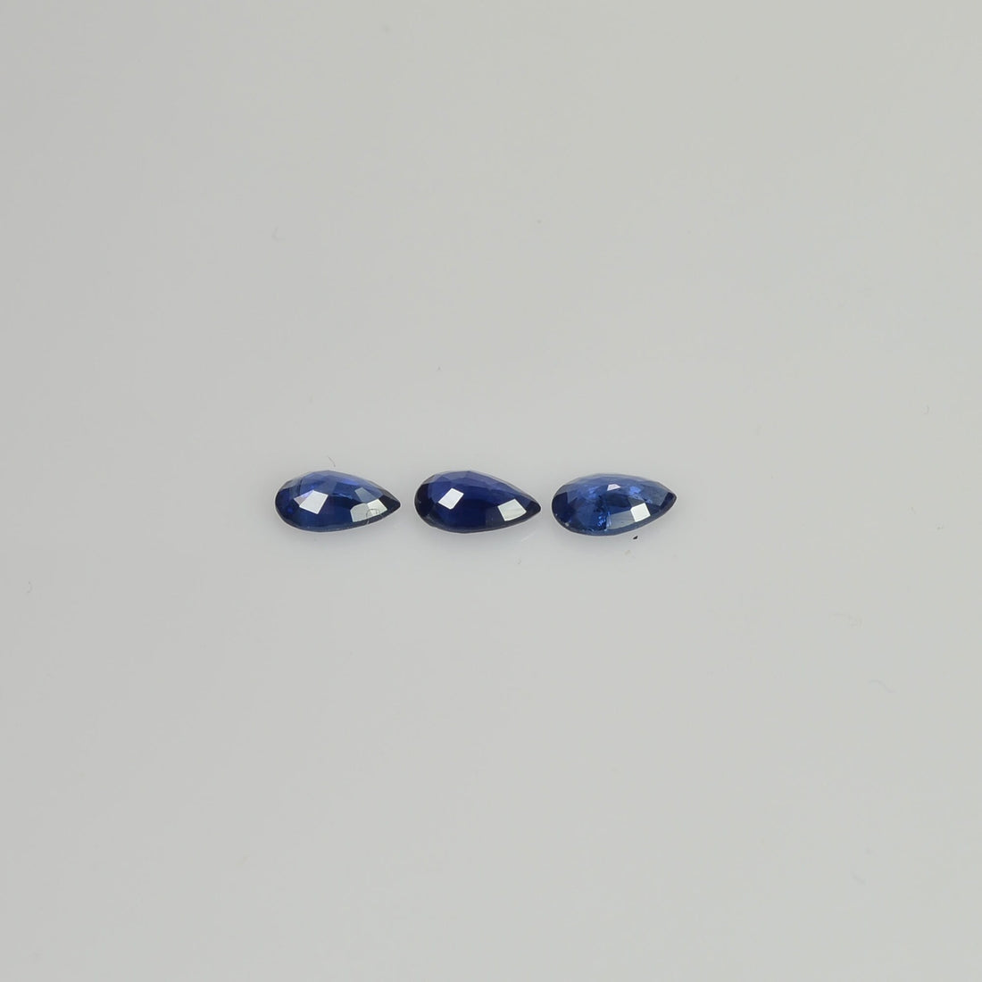 5x3 mm Natural Calibrated Blue Sapphire Loose Gemstone Pear Cut