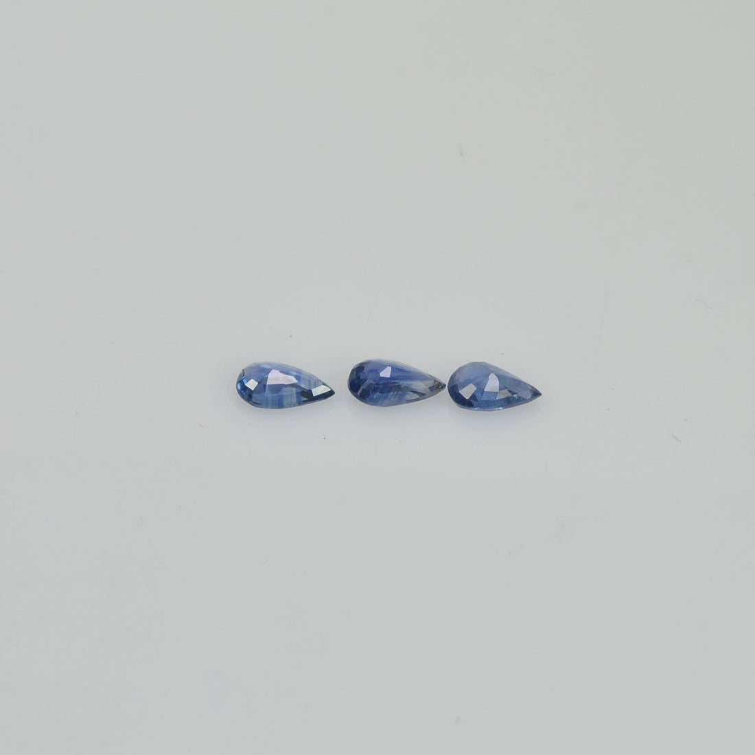 5x4 mm Natural Calibrated Blue Sapphire Loose Gemstone Pear Cut