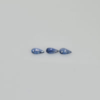 5x3 mm Natural Calibrated Blue Sapphire Loose Gemstone Pear Cut