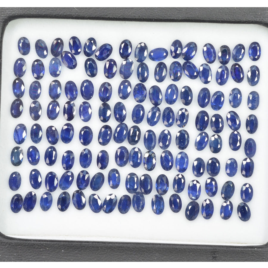 5x3 mm Natural Calibrated Blue Sapphire Loose Gemstone Oval Cut