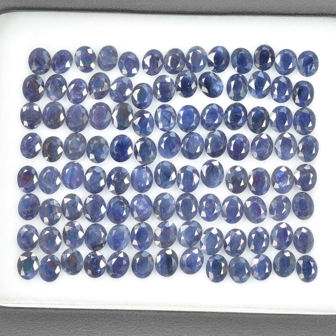 5x4 mm Natural Calibrated Blue Sapphire Loose Gemstone Oval Cut