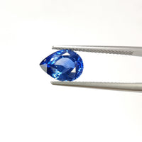 3.38 cts Natural Blue Sapphire Loose Gemstone Pear Cut Certified