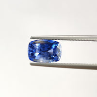 3.26 cts Natural Blue Sapphire Loose Gemstone Cushion Cut