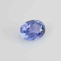 2.95 cts Unheated Natural Blue Sapphire Loose Gemstone Oval Cut Certified