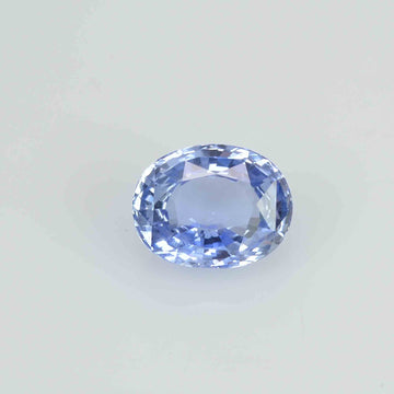 2.47 cts Unheated Natural Blue Sapphire Loose Gemstone Oval Cut Certified