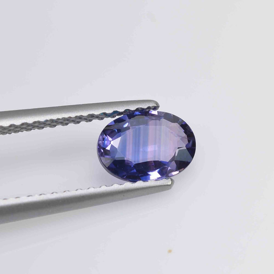0.99 cts Natural Fancy Bi-Color Sapphire Loose Gemstone oval Cut
