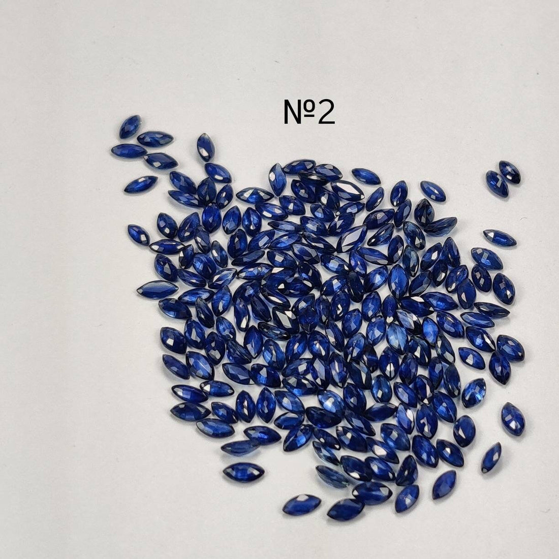 4x2 MM Natural Blue Sapphire Marquise Cut | 9 Different Grades | Varieties Of Color & Clarity | Deep / Medium / Pastel Blue | Calibrated