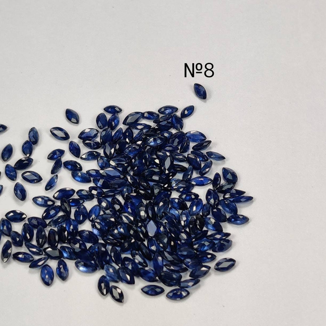 4x2 MM Natural Blue Sapphire Marquise Cut | 9 Different Grades | Varieties Of Color & Clarity | Deep / Medium / Pastel Blue | Calibrated