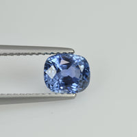1.41 cts Heated Natural Blue Sapphire Loose Gemstone cushion Cut