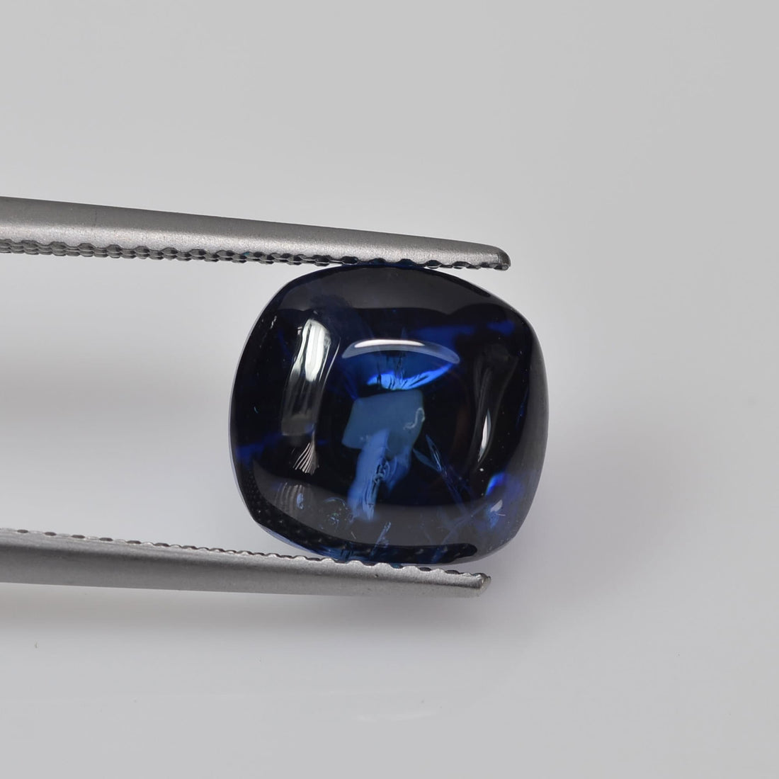 7.73 cts Natural Blue Sapphire Loose Gemstone Cabochon Cushion Cut Certified