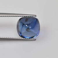 7.73 cts Natural Blue Sapphire Loose Gemstone Cabochon Cushion Cut Certified