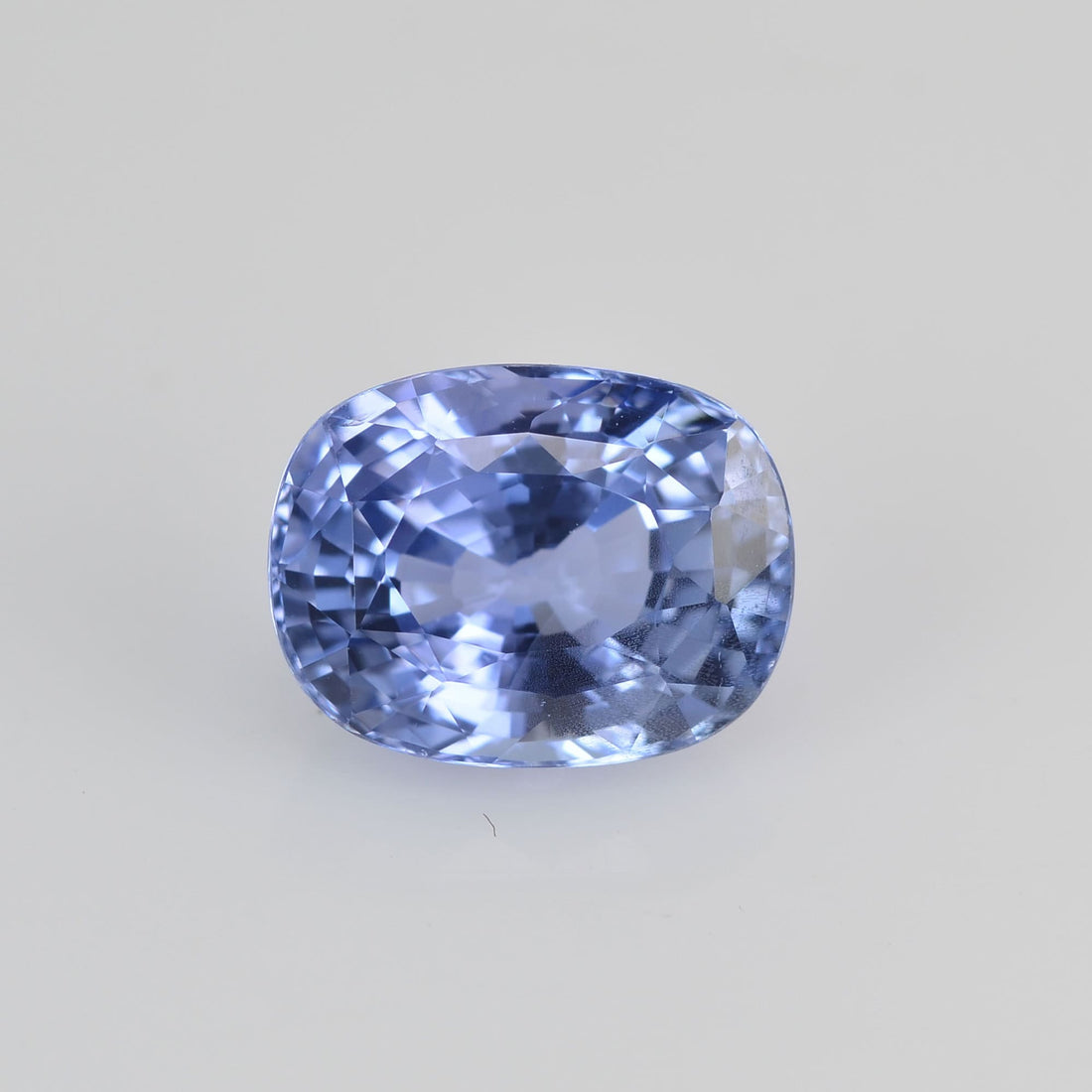 3.42 cts Unheated Natural Blue Sapphire Loose Gemstone cushion Cut Certified