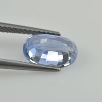 3.56 cts Natural Blue Sapphire Loose Gemstone Oval Cut