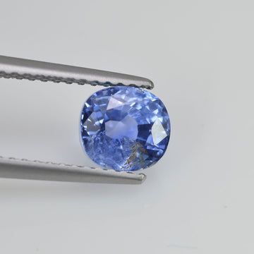 1.92 cts Unheated Natural Blue Sapphire Loose Gemstone cushion Cut Certified