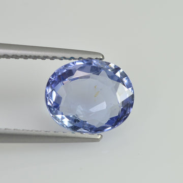 2.42 cts   Natural Blue Sapphire Loose Gemstone Oval Cut Certified