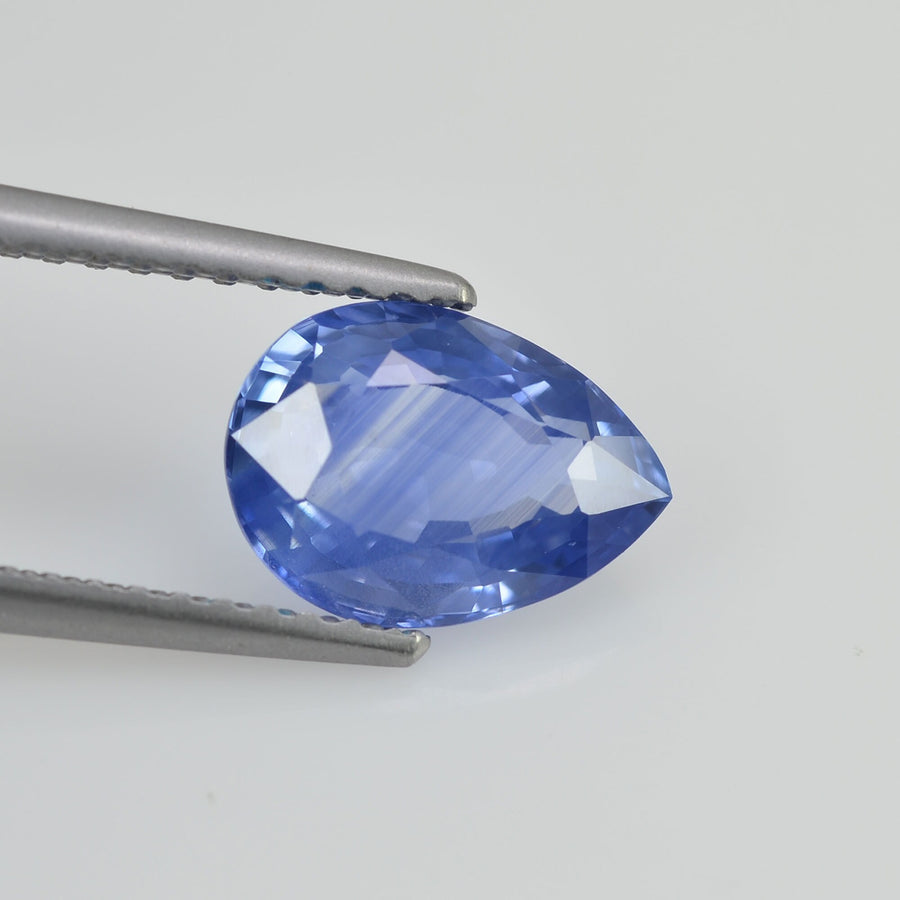 1.96 cts Natural Blue Sapphire Loose Gemstone Pear Cut Certified