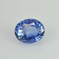 3.20 cts Natural Blue Sapphire Loose Gemstone Oval Cut Certified
