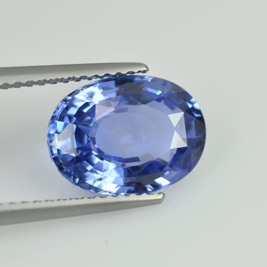 4.02 cts Natural Blue Sapphire Loose Gemstone Oval Cut Certified