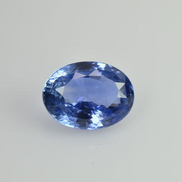 2.59 cts Unheated Natural Blue Sapphire Loose Gemstone Oval Cut Certified