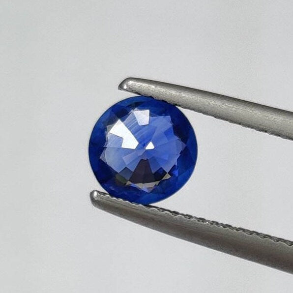 1.07 cts Natural Blue Sapphire Loose Gemstone Round Cut