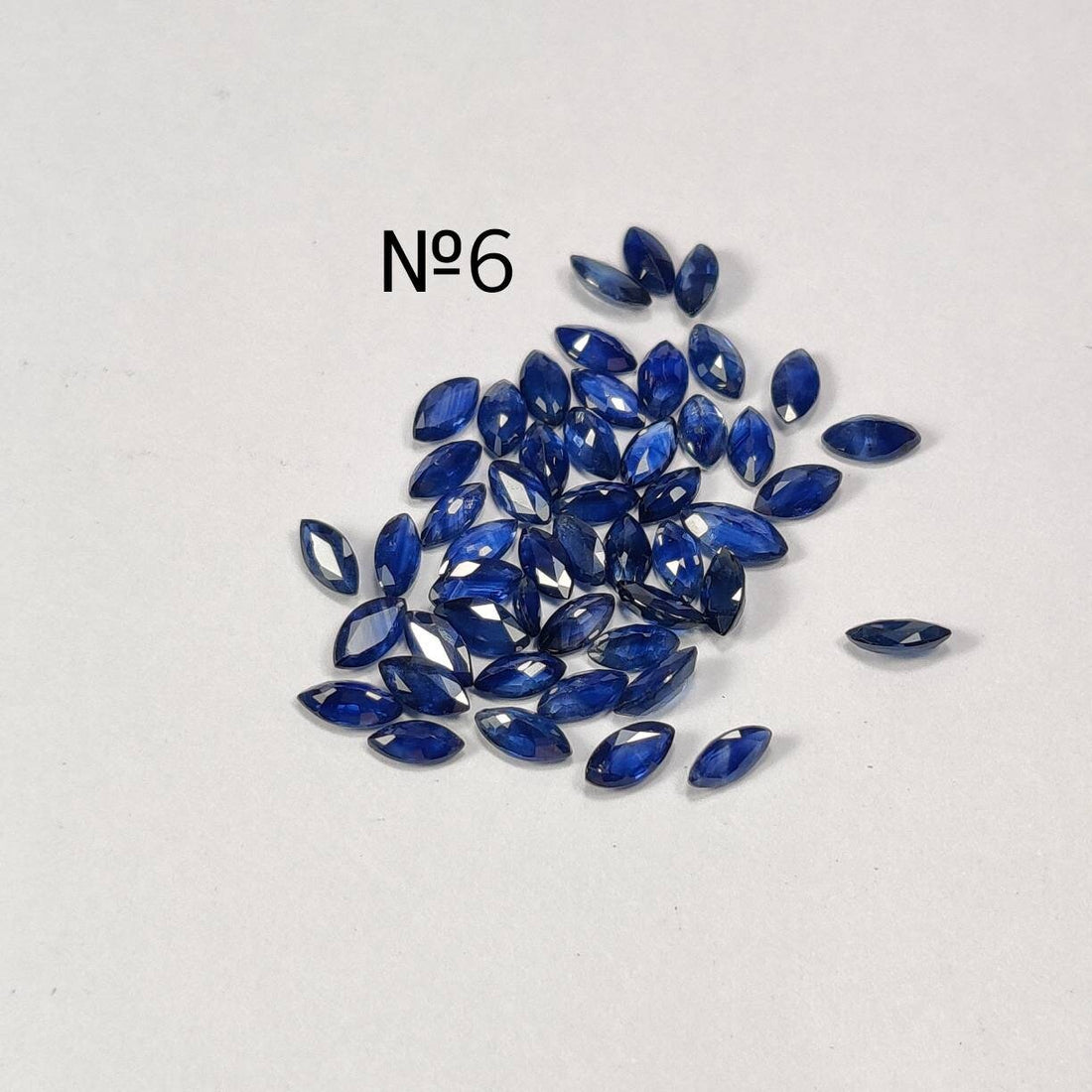 5x2.5 MM Natural Blue Sapphire Marquise Cut | 9 Different Grades | Varieties Of Color & Clarity | Deep / Medium / Pastel Blue | Calibrated