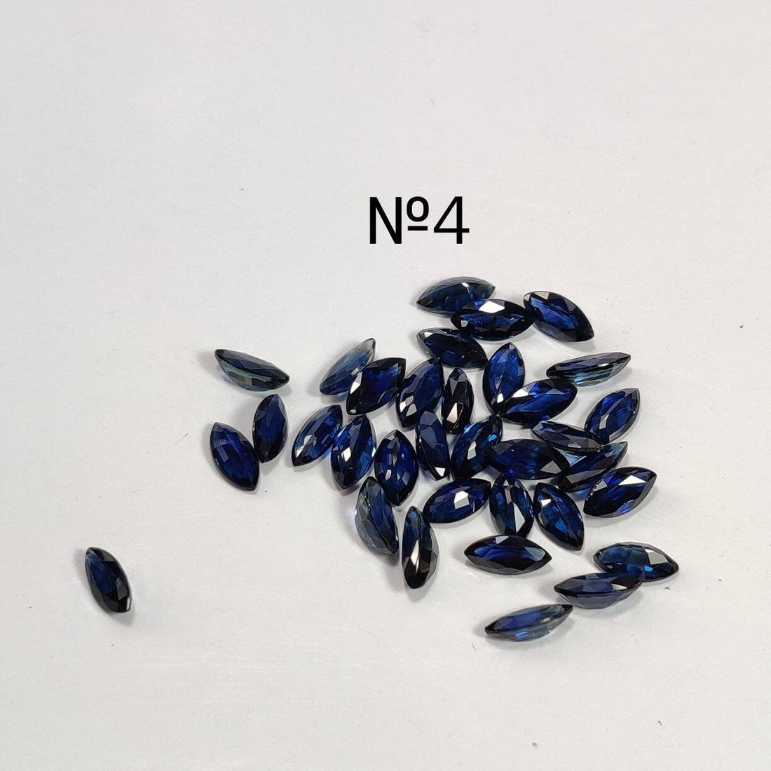 6x3 MM Natural Blue Sapphire Marquise Cut | 9 Different Grades | Varieties Of Color & Clarity | Deep / Medium / Pastel Blue | Calibrated